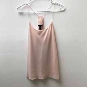 Blush camisole racer back tank top